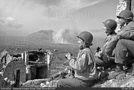 Red Cross Nurses Watching The Early Stages Of The Battle Of Monte Cassino Red Cross Nurse American Military History American Red Cross