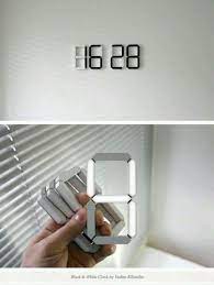 Check spelling or type a new query. Stick Anywhere Digital Clock White Clocks Modern Clock Modern Clock Design