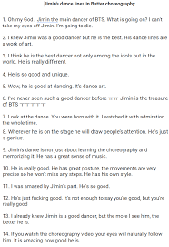 Bts may have never met ed sheeran in person, but that doesn't mean they can't make magic together. Jimin News On Twitter Theqoo Korean Netizens Are Impressed With Jimin S Beautiful Dance Lines In Butter Dance Pratice Video I Ve Never Seen Such A Good Dancer Before Jimin Is The Treasure Of