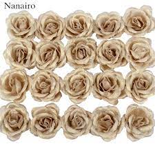 Set of 8 artificial maple stem. 10pcs 4cm Silk Gold Artificial Rose Flower Heads Decorative Flowers For Wedding Home Party Decoration Mini Diy Fake Flower Wall Artificial Dried Flowers Aliexpress