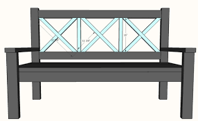 It is available in many amazing colors, like sky blue, alligator green, purple berry and more. Large Porch Bench With X Backs Ana White