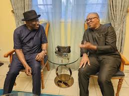 Peter Obi Meets Former President Jonathan, Shares Details of Discussion  |#Politicsnigeria Labour Party presidential candidate in the 2023 election,  Peter Obi, has paid a courtesy visit to former President Goodluck Jonathan,  as