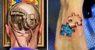 Impressive 3d cross tattoo on man full back. 22 Realistic 3d Tattoos Only The Bravest Would Dare To Get
