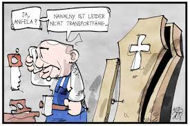 Die usa drohen moskau mit konsequenzen, sollte der inhaftierte versterben. Alexej Nawalny Von Kostas Koufogiorgos Politik Cartoon Toonpool