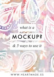 What Is A Mockup 5 Ideas To Use Mockups Diy Branding Business Blog Etsy Instagram