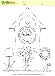 These free, printable summer coloring pages are a great activity the kids can do this summer when it. Bird House Coloring Sheet Turtle Diary