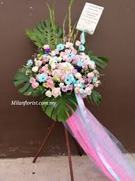 milan florist 开张花篮opening floral stand floral floral wreath bloom
