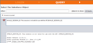 Can T Get Jitterbit To Work Invalid Session Id