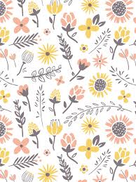 Seamless floral pattern in doodle style vector. Floral Pattern Phone Wallpapers Top Free Floral Pattern Phone Backgrounds Wallpaperaccess