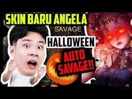 SKIN BARU ANGELA HALLOWEEN!! AUTO SAVAGE BOSS!! **noclickbait**