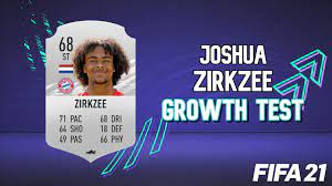 Bundesliga fifa 21 fifa 21; Joshua Zirkzee Growth Test Fifa 21 Career Mode Youtube