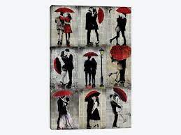 14 hair black remedy ideas. 9 Red Umbrella Canvas Print By Loui Jover Icanvas