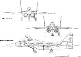 Mikoyan Gurevich Mig 29 11 Blueprintbox Com Free Plans And Blueprints Of Cars Trailers Ships Airplanes J Military Aircraft Aircraft Design Fighter Jets