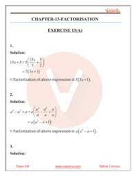 selina concise mathematics class 8 icse solutions for chapter 13 factorisation