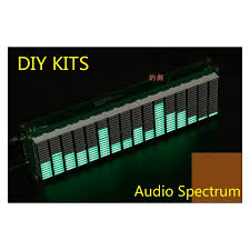 Led music spectrum generates the beautiful lighting pattern according to the intensity of music. 16 Frequency Led Audio Spectrum Analyzer Diy Kit Module Spectrum Analyzer Diy Kits Audio