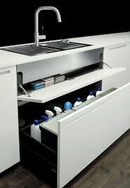 Pull Out Bins For Rubbish Rather Than An Open Cupboard Bin Top To Have Actual Pull Out Compartme Clever Kitchen Storage Kitchen Spice Storage Kitchen Fittings