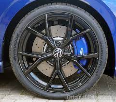 Wenn man sich für die optionalen 19 felgen im konfigurator. Audi Vw Original Felge 5h0 601 025 Ad Vw Alufelge Estoril Schwarz Gl Nzend