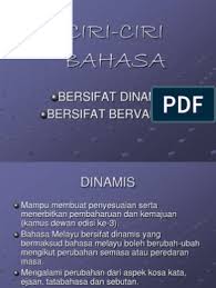 Kamus bahasa melayu klasik book. Dinamis In Bahasa Melayu