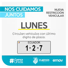 Multitudinaria marcha contra la restricción vehicular colapsa el centro de cochabamba. Emov Ep Cuenca Nueva Restriccion Vehicular Recuerde Facebook