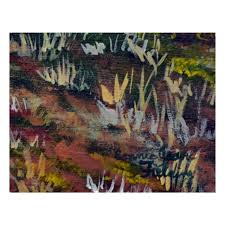 Vintage Landscape -- Blooming Wildflower Field by Connie Jean Fielding