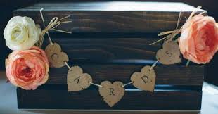 Turn the box on it's side and apply wood glue to the opposite end which measures 11″ x 12″ and attach the side panel with the 5/8″ brad nails. Making A Wedding Card Box Pickled Fred