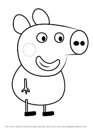 This coloring pages was posted in july 31, 2018 at 1:12 pm. Learn How To Draw Alexander Pig From Peppa Pig Peppa Pig Step By Step Drawing Tutorials