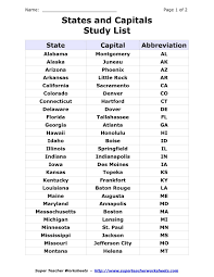 United States Map State Abbreviations New Us State Abbreviation Map Quiz Fresh List States And Capitals States And Capitals State Abbreviations Learning States