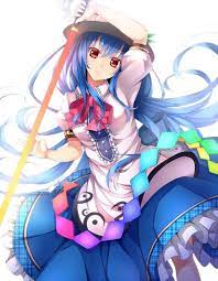 Top 15 anime girls with an eyepatch: Anime Girl With Blue Hair Kawaii Group
