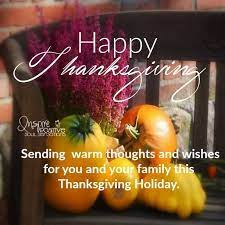It's thanksgiving, the occasion to celebrate with all your loved ones is here. Wishing A Happy Thanksgiving Quote