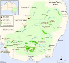 The settlers relied on river boats to transport the crop, but in 1893 the murray river dropped to record low levels and the harvest was stranded. Map Of The Murray Darling Basin With Irrigation Areas And Ramsar Sites Download Scientific Diagram