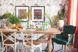 Boho chic design draws inspiration from the carefree, bohemian mystique of a world traveler. Modern Bohemian Summer Dining Room Ideas Casa Watkins Living