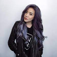 Short haircuts are always in style. By Eugenie Grey On Instagram Change Is In The Hair Again New Purple Locks By The Bestest In La Dearmiju Asian Hair Dye Dark Purple Hair Asian Hair