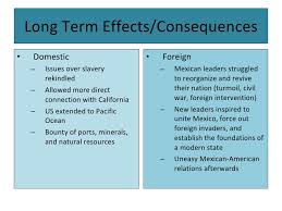 the causes and the effects of the mexican american war