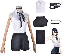 Amazon.com: Anime Chainsaw Man Cosplay Reze Costume Halloween Set Uniform  Dress Up (Reze,XS) : Clothing, Shoes & Jewelry