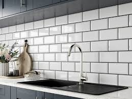These modern green kitchen tiles are the perfect complement to natural textures and neutral finishes. Kitchen Tiles Wall Floor Tiles For Kitchens Wickes