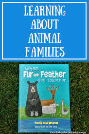 Learning About Animal Families When Fur And Feather Get Together Babies To Bookworms Animal Books Childrens Books Animal Activities