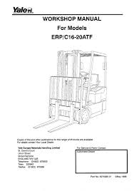 Polyurethane on cast iron wheel with bearings. Yale C807 Erp16atf Lift Truck Service Repair Manual By 1631106 Issuu