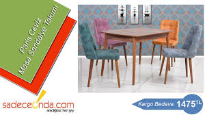 Mutfak masa sandalye takımları evlerin vazgeçilmez mobilyalarını oluşturuyor. 2020 Model Ahsap Mutfak Masa Sandalye Takimlari Kargo Bedava 0 507 813 2030 Youtube