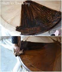 How To Stain Wood Furniture Minwax Dark Walnut Stain Www Whatsurhomestory Com Staining Furniture Staining Wood Painting Wood Furniture