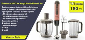 Sok Indirim Korkmaz A447 Duo Mega Pembe Blender Seti 180 Tl Indirimli Fiyati Ile Markalardan Com Da Satisa Sunulmustur Kacirmayin Https Www Markalarda Pembe