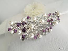 Bridal Hair Comb Wedding Hair Accessories Pearl Hair Comb Etsy Purple Hair Accessories Wedding Wedding Hair Accessories Wedding Hair Accessories Vintage