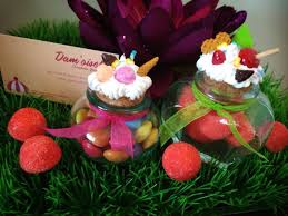 Mariage Gourmand Pots A Dragees Mariage Gourmand Creations Dragees