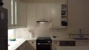 When the deco strip is placed on the top, it sits on the higher side panels and leaves an. Ikea Adel Kitchen Bettina S Kitchen