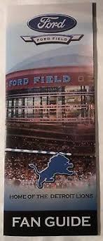 ford field fan guide detroit lions nfl michigan fact filled