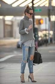 Pointed Toe Heels Outfit Ideas Sweater And Jeans Outfit Sweaters And Jeans Fashion