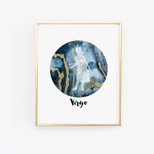 Virgo Horoscope Art Astrology Poster Zodiac Constellation Etsy Horoscope Art Astrology Art Constellation Art