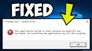 Check spelling or type a new query. How To Fix Msvcr110 Dll Is Missing On Windows 10