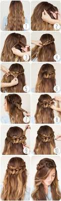 Pin By Oyku Acar On Hairstyle Hair Braid Crown Tutorial Braided Crown Hairstyles Romantic Hairstyles Tutorial