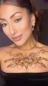 Chest Design Henna