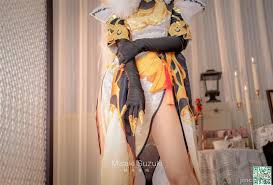 鈴木美咲(Misaki Suzuki) cosplay Ningguang – Genshin Impact (62P) – 青年美圖